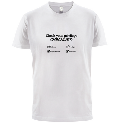 Unicorn Checklist T Shirt