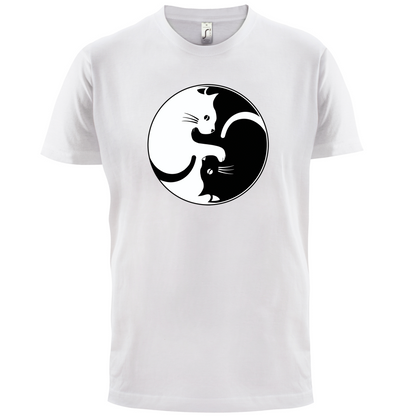 Yin Yang Cat T Shirt