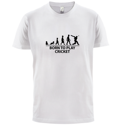 Born To Play Cricket T Shirt