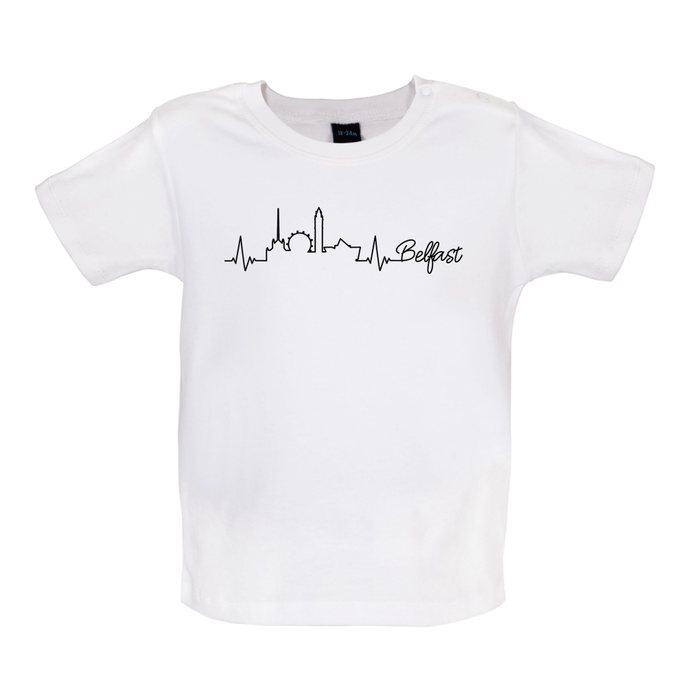 Belfast Heartbeat Baby T Shirt