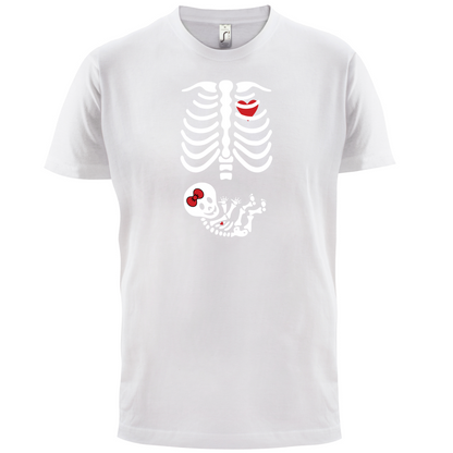 Skeleton Baby Girl T Shirt