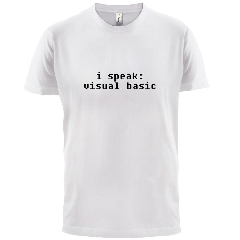 I Speak VB T Shirt