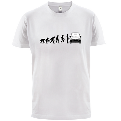 Evolution of Man Transit Driver T Shirt