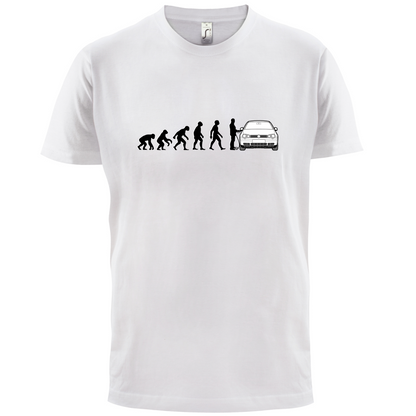 Evolution of Man Mk4 Golf Driver T Shirt