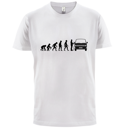 Evolution of Man T3 - T25 Campervan T Shirt