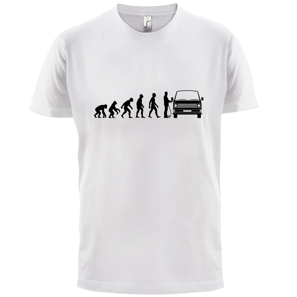 Evolution of Man T3 - T25 Campervan T Shirt