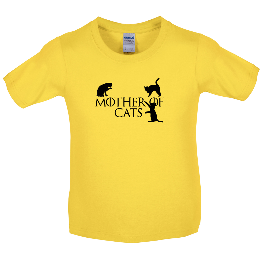 Mother Of Cats Kids T Shirt