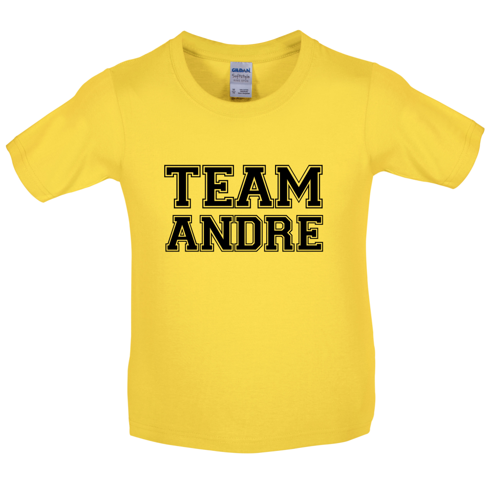 Team Andre Kids T Shirt