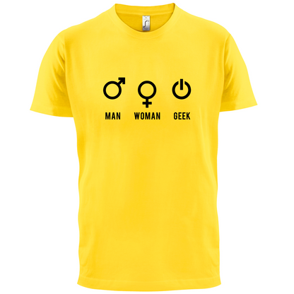 Man Woman GEEK T Shirt