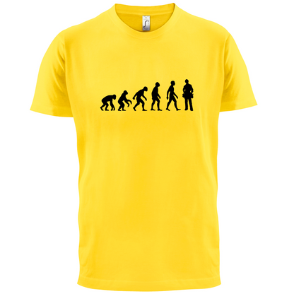 Evolution Of Man Electrician T Shirt