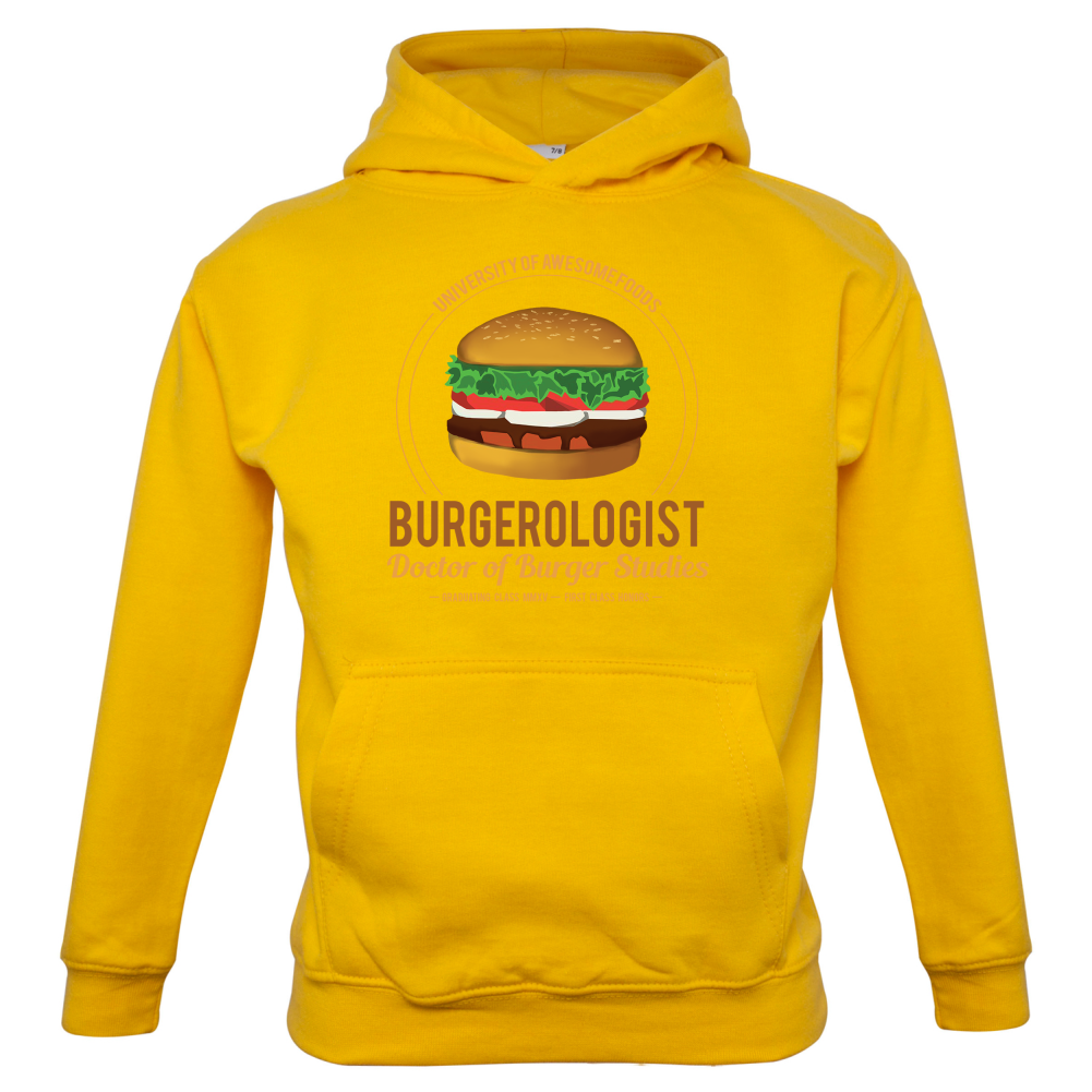 Burgerologist Kids T Shirt