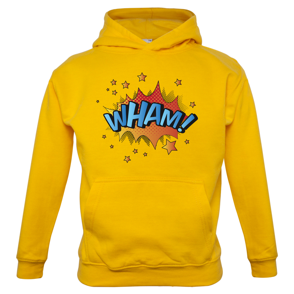 Wham! Word Art Kids T Shirt