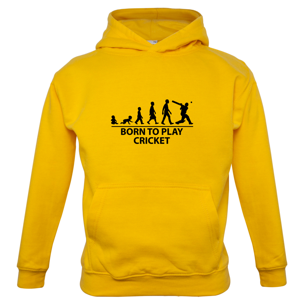 Born to play Cricket Kids T Shirt