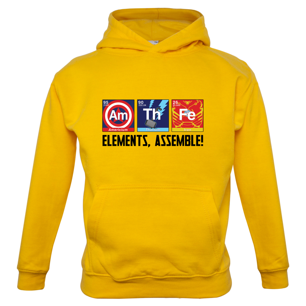 Elements, Assemble! Kids T Shirt