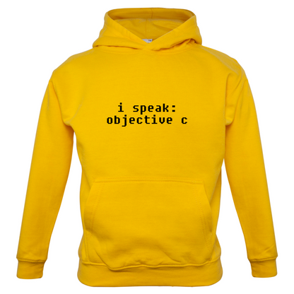 I Speak Objective C Kids T Shirt