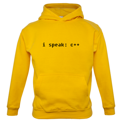 I Speak C Plus Plus Kids T Shirt