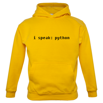 I Speak Python Kids T Shirt