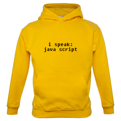 I Speak Javascript Kids T Shirt