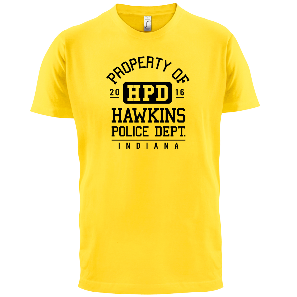 Hawkins Indiana Police Dept T Shirt