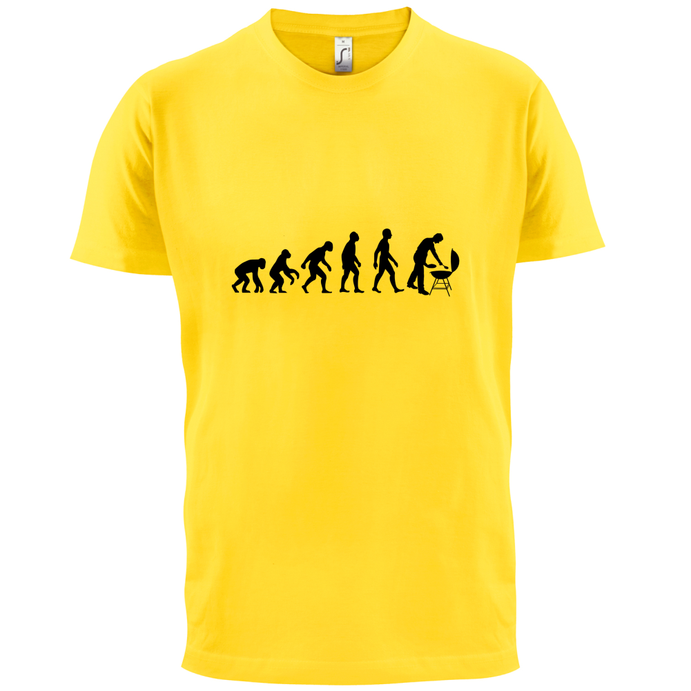 Evolution Of Man BBQ T Shirt