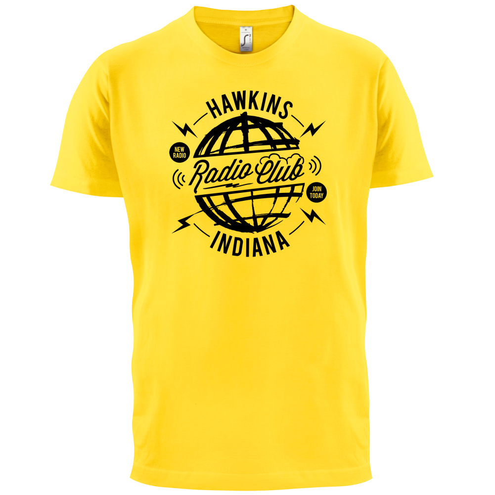 Hawkins Indiana Radio Club T Shirt