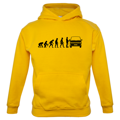 Evolution of Man T3 - T25 Campervan Kids T Shirt