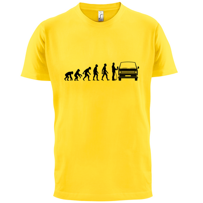 Evolution of Man T3 - T25 Campervan T Shirt