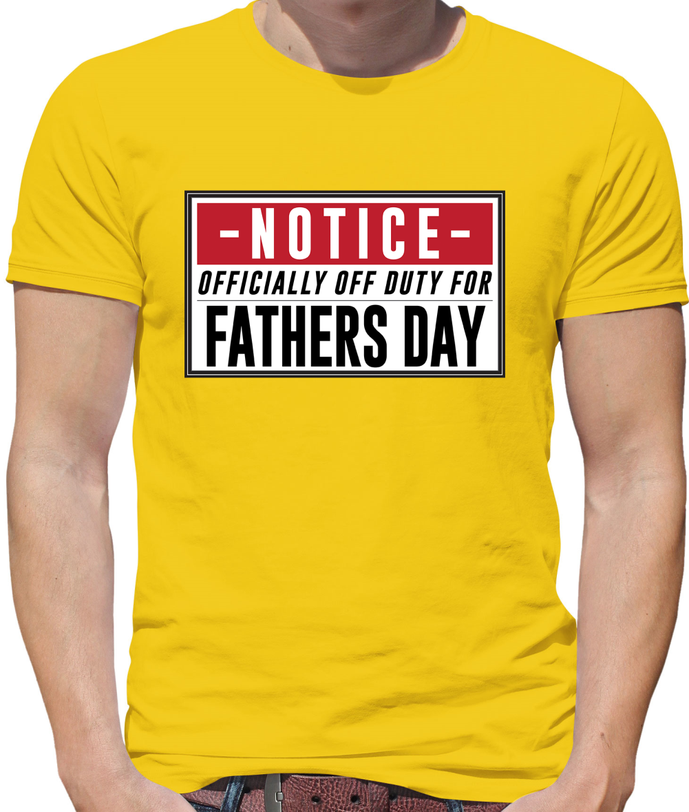 Off Duty Dad Sign T Shirt