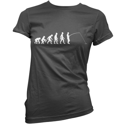 Evolution of Man Fishing T Shirt