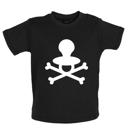 Dummy Crossed Bones Baby T Shirt