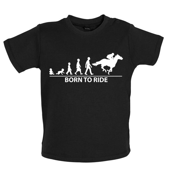 Born to Ride Baby Horse riding T Shirt