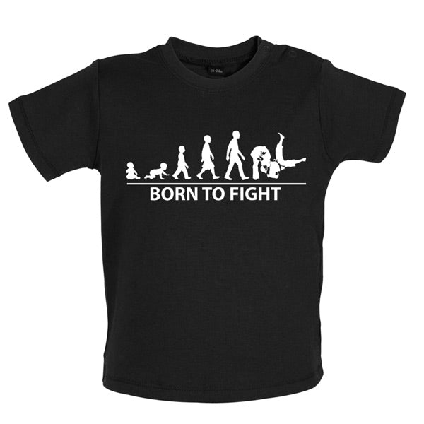 Born to Fight Baby Judo T Shirt