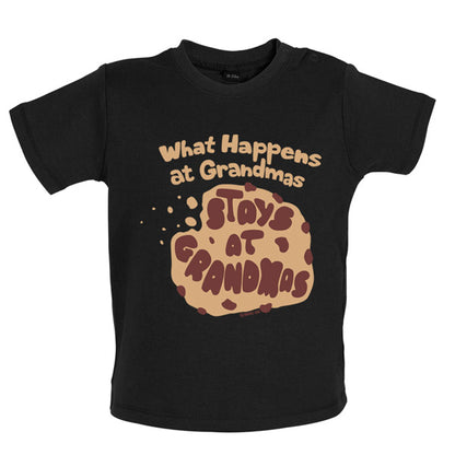 What happens at Grandmas stays at Grandmas Baby T Shirt