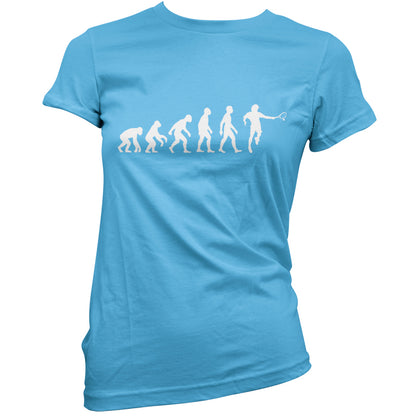 Evolution of Man Tennis T Shirt