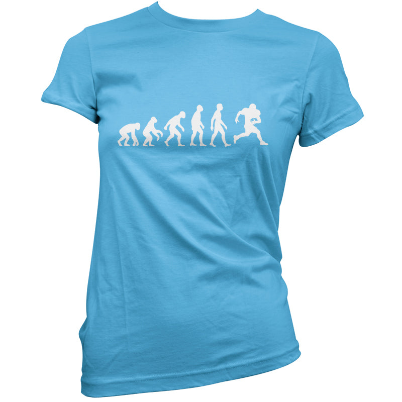 Evolution of Man American Football T Shirt