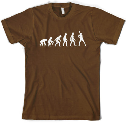 Evolution of Man Baseball T Shirt