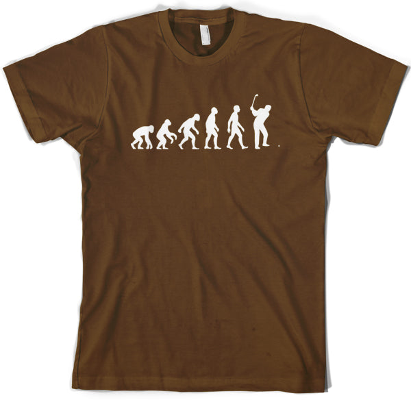 Evolution of Man Golf T Shirt