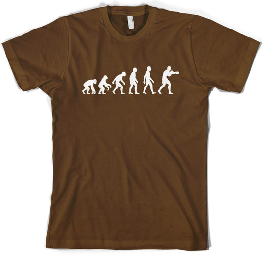 Evolution of Man Boxing T shirt