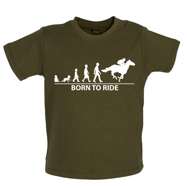 Born to Ride Baby Horse riding T Shirt