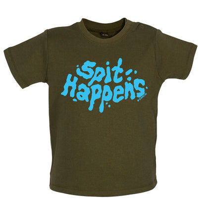 Spit Happens Baby T Shirt