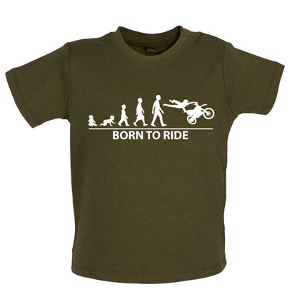 Born to Ride Baby Moto-x T Shirt