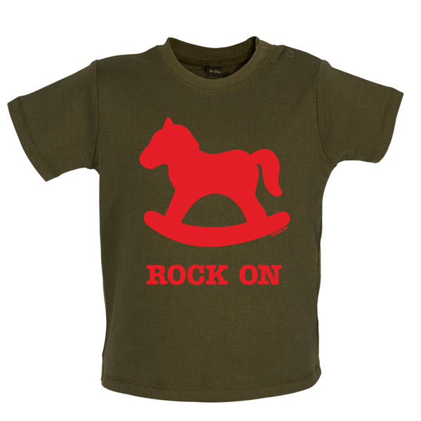 Rock on Baby T Shirt