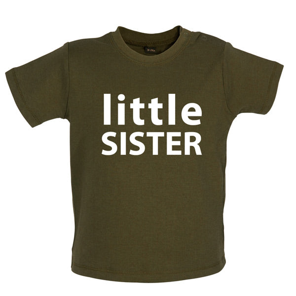 Little Sister Baby T Shirt