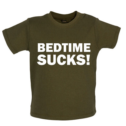 Bedtime Sucks Baby T Shirt