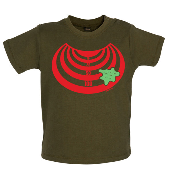 Sick and Slobber Target Baby T Shirt