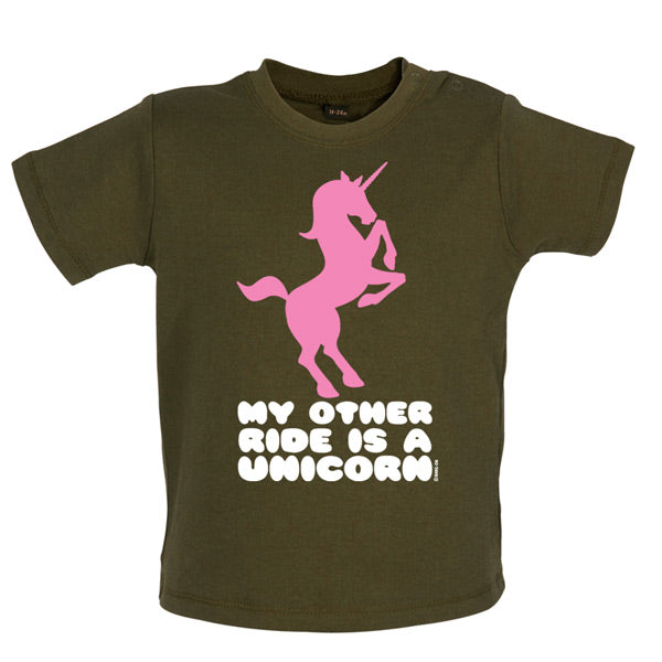 My other ride is a Unicorn Baby T Shirt