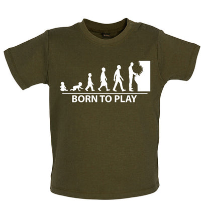 Born to Play Arcade games Baby T Shirt