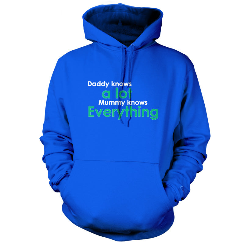 Daddy Knows A Lot Mummy Knows Everything T Shirt