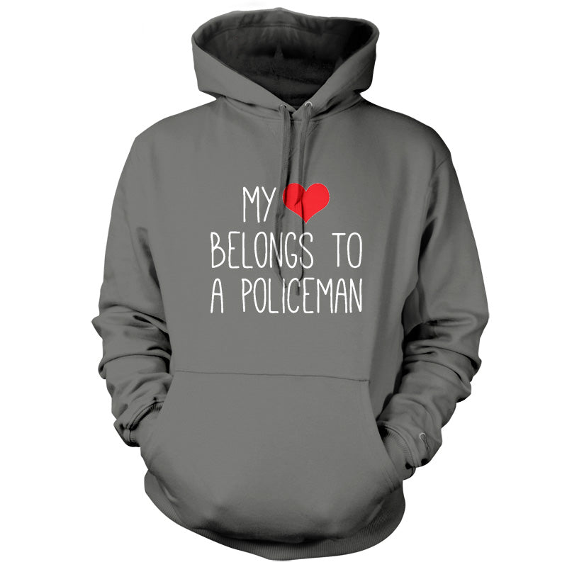 My Heart Belongs To A Policeman T Shirt