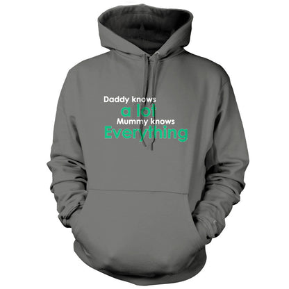 Daddy Knows A Lot Mummy Knows Everything T Shirt